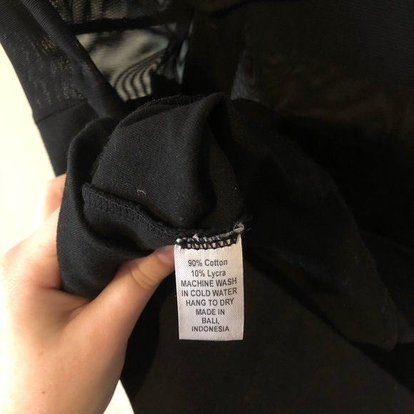 For Love and Lemons | NWT Sheer Black Dress Size S - Picture 8 of 8